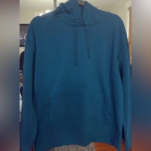 Women’s Teal String Hoodie Sweater